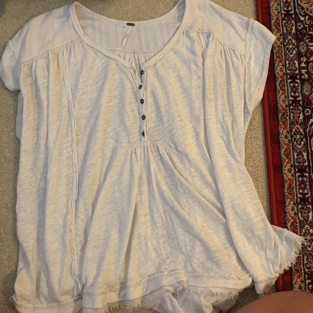 Free People Flowy Aster Henley